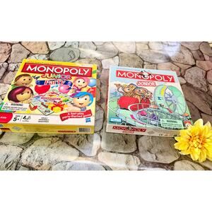 2-MONOPOLY JUNIOR BOARD GAMES